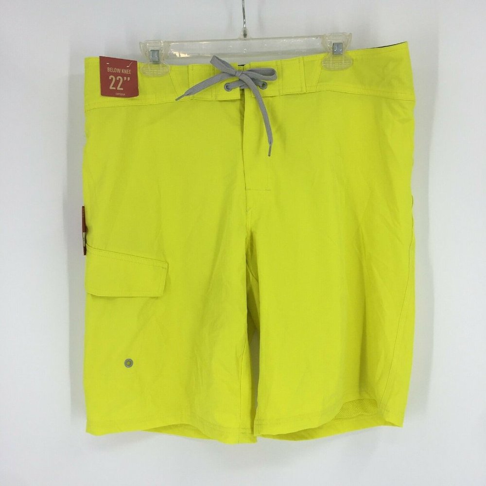 Mossimo Supply Co. Men's Board Swim Shorts Yellow